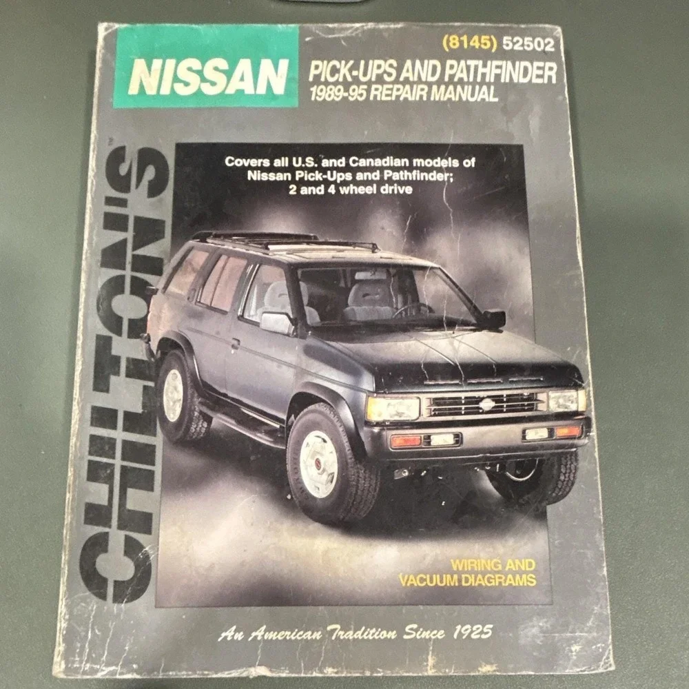 Chilton Nissan Pick-Ups Pathfinder Repair Manual 1989-1995 52502 8145 Diagrams